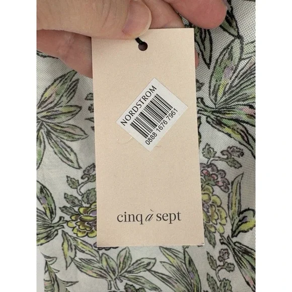 Cinq à Sept Tank Tops & Camisoles | Women Botanical Floral Dasha Top Ivory Multi - Picture 6 of 10